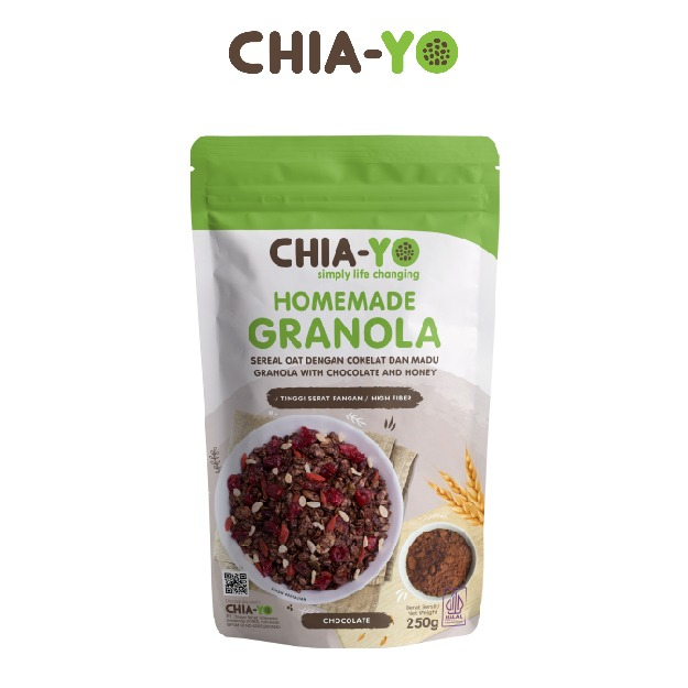 Jual Chiayo Granola Dark Chocolate 250gr Shopee Indonesia