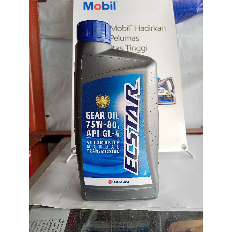 Jual Oli Gear Transmisi SGO Ecstar 75W 80 API GL 4 Botol 1Liter Asli