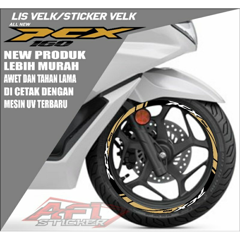 Jual List Velk Sticker Velk All New Pcx 160 Terbaru 2021 2024 New