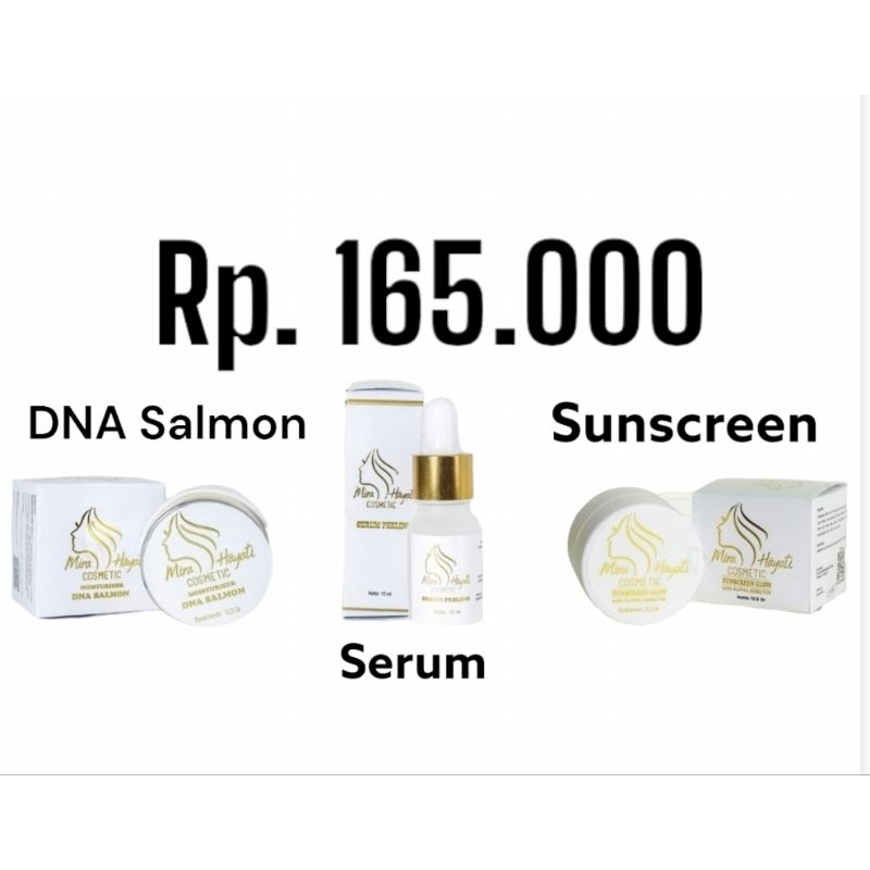 Jual Mira Hayati Cosmetic Paket Bunling Serum Dna Sunscreen