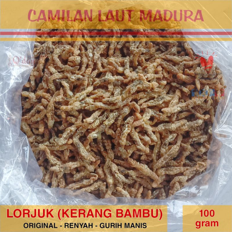 Jual LORJUK KERANG BAMBU ORIGINAL 100 Gr TANPA TEPUNG Renyah Gurih SIAP