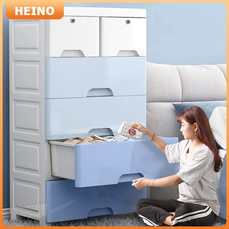 Jual HEINO Loker Plastik Lemari 50CM Meja Nakas Plastik Kamar Tidur