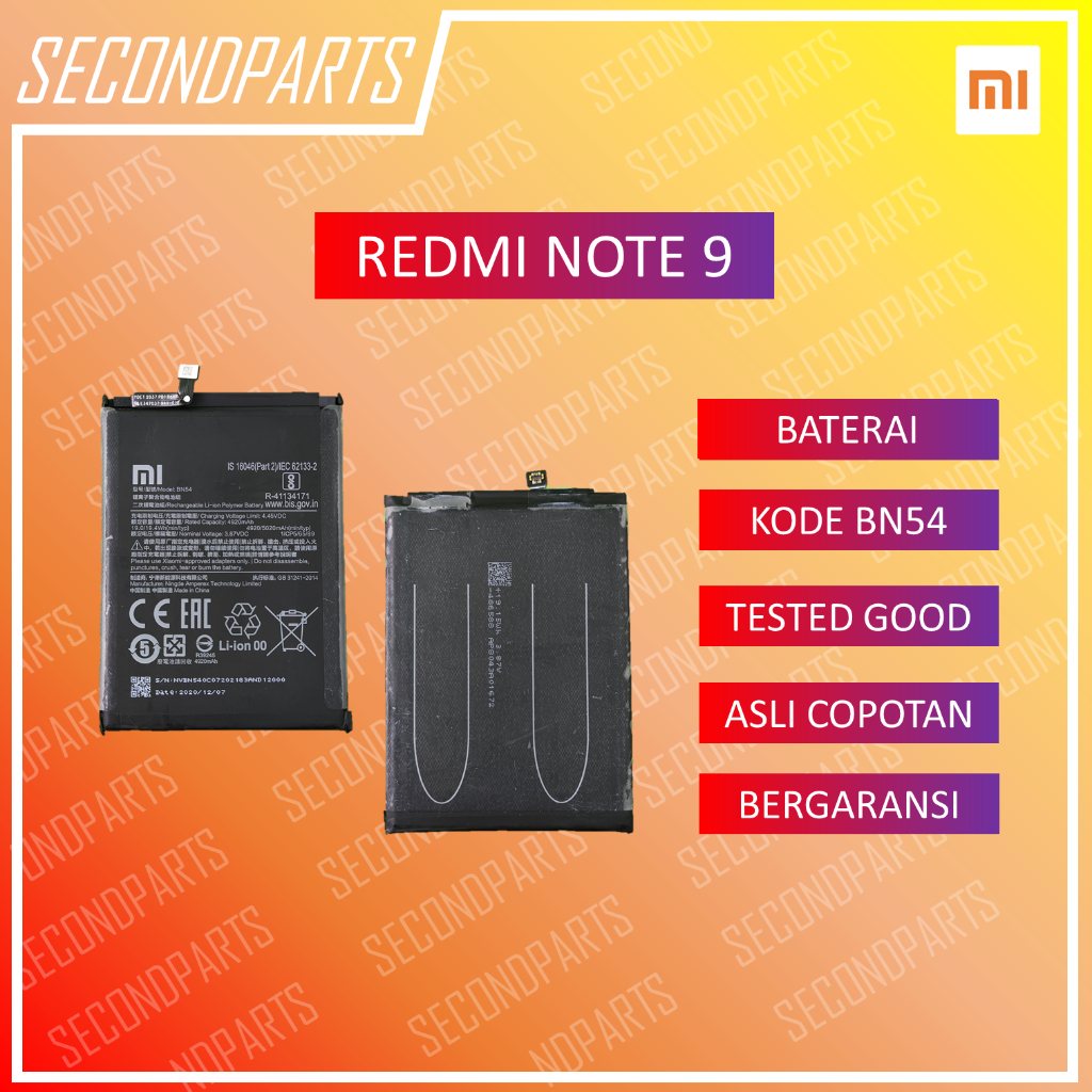 Jual Baterai Batre Battery Bn Redmi Note Original Copotan