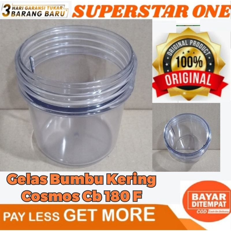 Jual Gelas Blender Bumbu Kering Cb 180 F Cosmos Blender CB 180 F