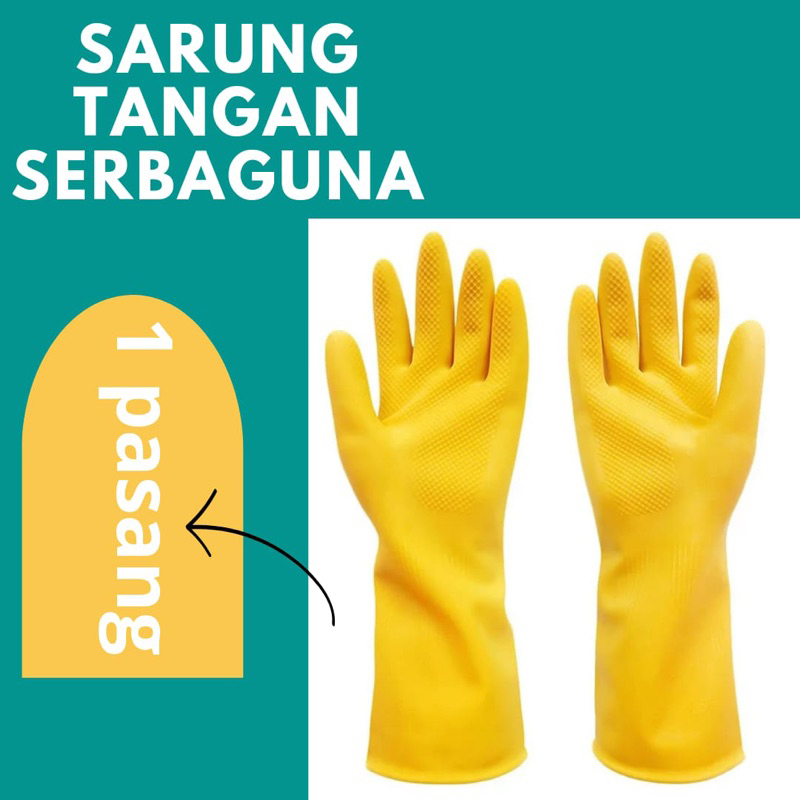 Jual Sarung Tangan Karet Cuci Piring Anti Air Sarung Tangan Latex