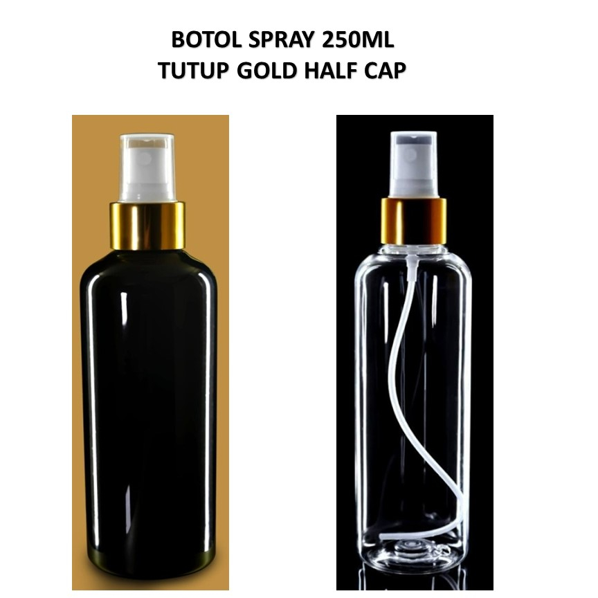 Jual Botol Ml Spray Gold Half Cap Botol Spray Gold Ml Botol Isi