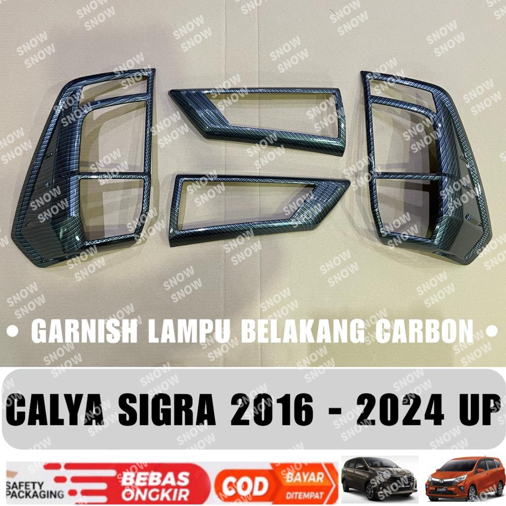 Jual Garnish Lampu Belakang Calya Sigra Up