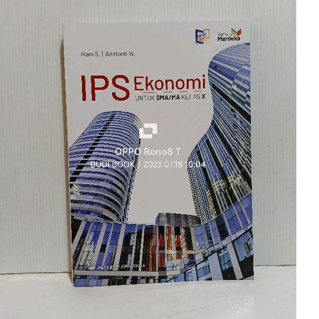 Jual Ips Ekonomi Kelas 10 Sma Kurikulum Merdeka Erlangga Original