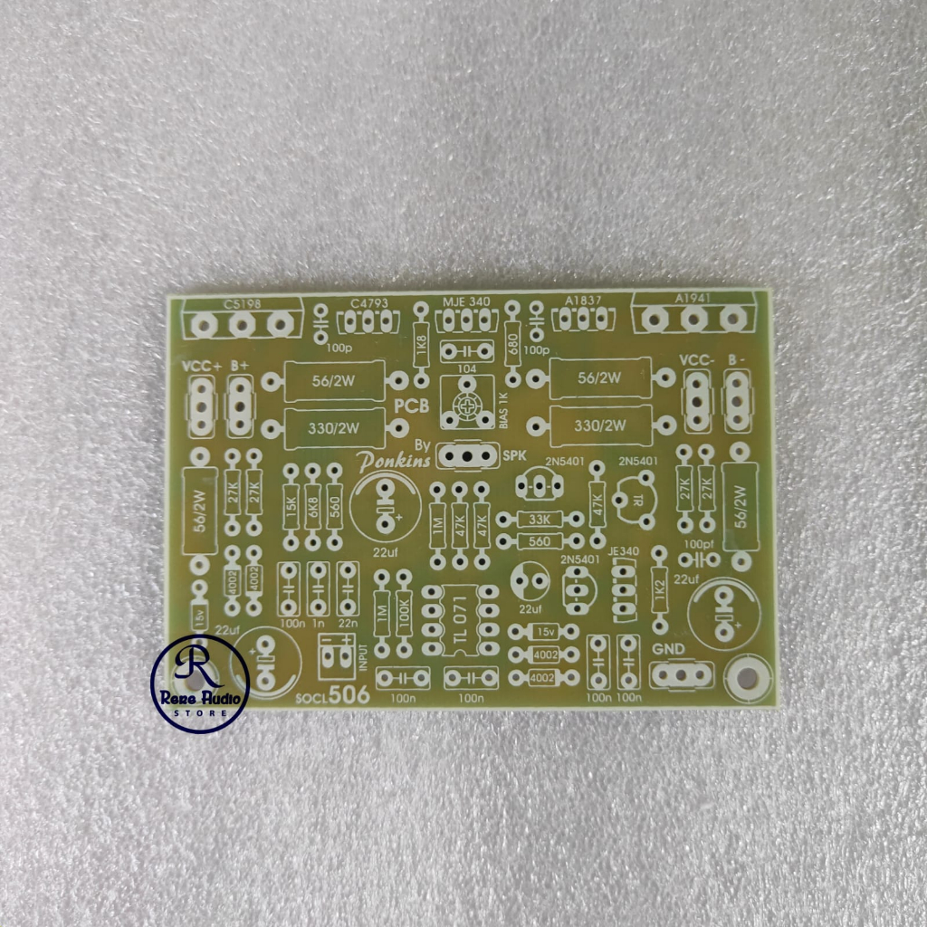 Jual PCB Socl 506 TEF BIAS SERVO FR4 Fiberglass Shopee Indonesia