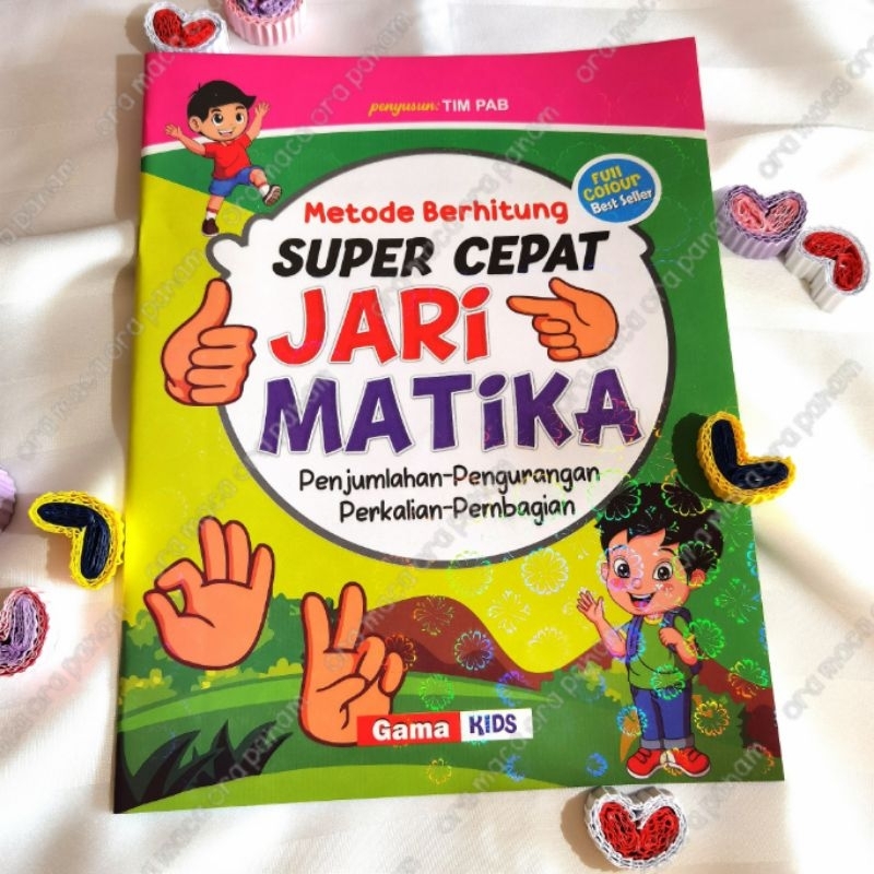 Jual Buku PAUD TK SD Metode Berhitung Super Cepat Jarimatika Shopee