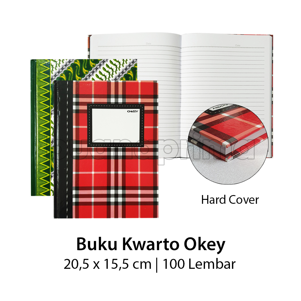 Jual Buku Kwarto Okey Lembar Hard Cover Akuntansi Quarto Notebook