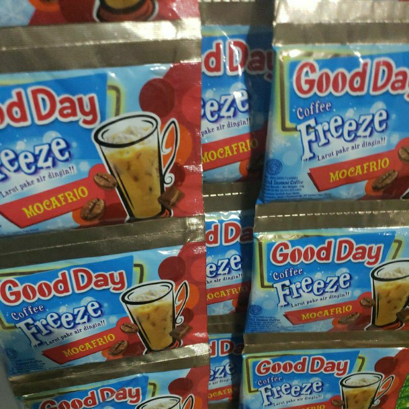 Jual Good Day Freeze Mocafrio Renceng Shopee Indonesia