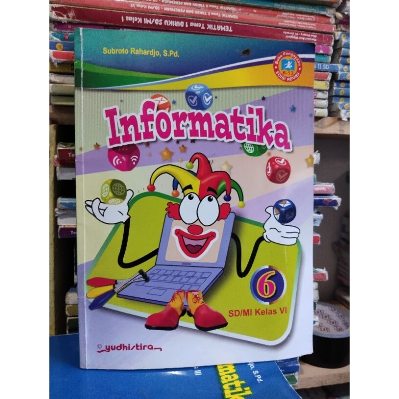 Jual Buku Tik Informatika Kelas Sd Vi Sd Yudhistira Revisi Shopee