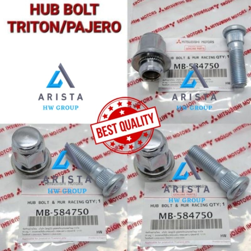 Jual HUB BOLT BAUT RODA NUT RACING MITSUBISHI TRITON PAJERO SPORT