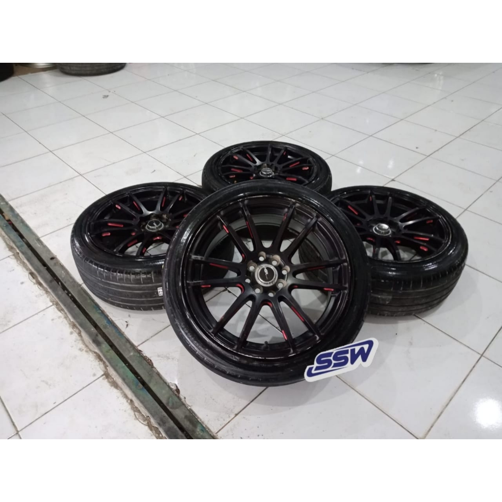 Jual Pelek Racing Hsr Ring Baut Ban Bonus Velg Mobil Avanza Livina