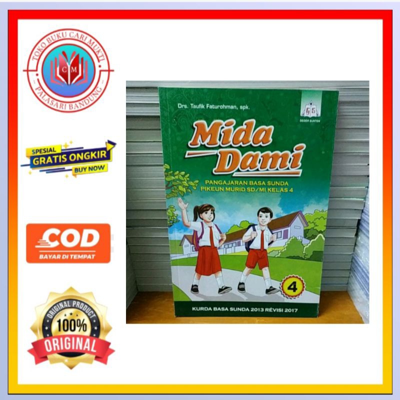 Jual BUKU MIDADAMI PANGAJARAN BASA SUNDA PIKEUN MURID SD MI KELAS 4