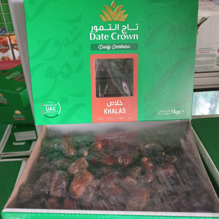 Jual Kurma Date Crown Khalas Isi Kg Kemasan Baru Shopee Indonesia