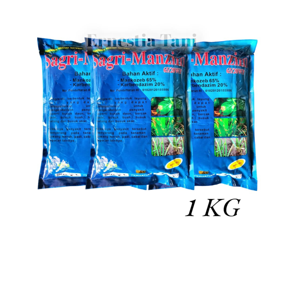 Jual Fungisida Sagri Manzim 65 20 WP 1 KG SAGRI MANZIM Bahan Aktif