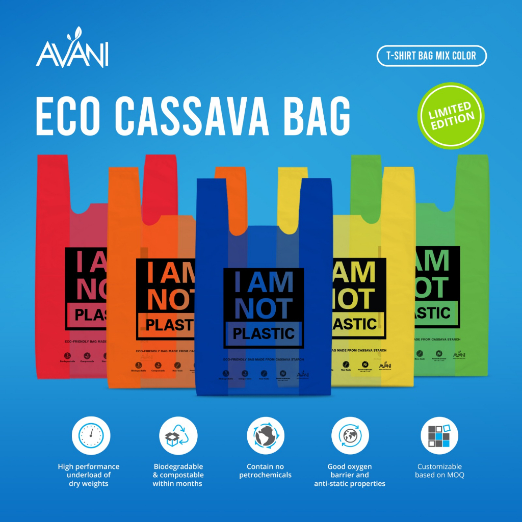 Jual Cassava Bag Multicolor Kantong Singkong Ramah Lingkungan