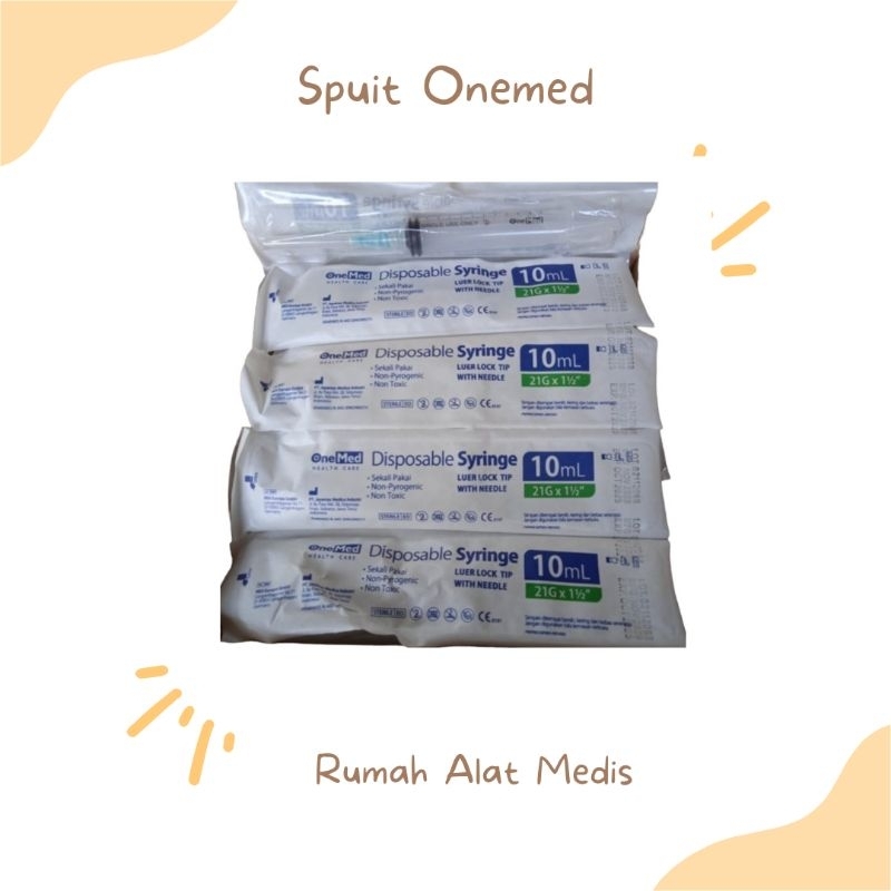 Jual Spuit Onemed Eceran Cc Cc Cc Cc Cc Tanpa Jarum