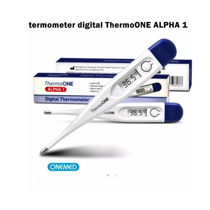 Jual Termometer Digital Onemed Thermoone Alpha Shopee Indonesia