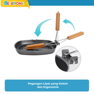 Jual Tifale By Bebehome Pemanggang Square Grill Pan Foldable Cm Wajan