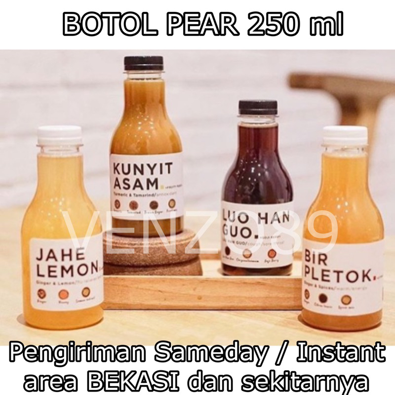 Jual Botol Plastik Pear Pir Ml Khusus Pengiriman Sameday Dan