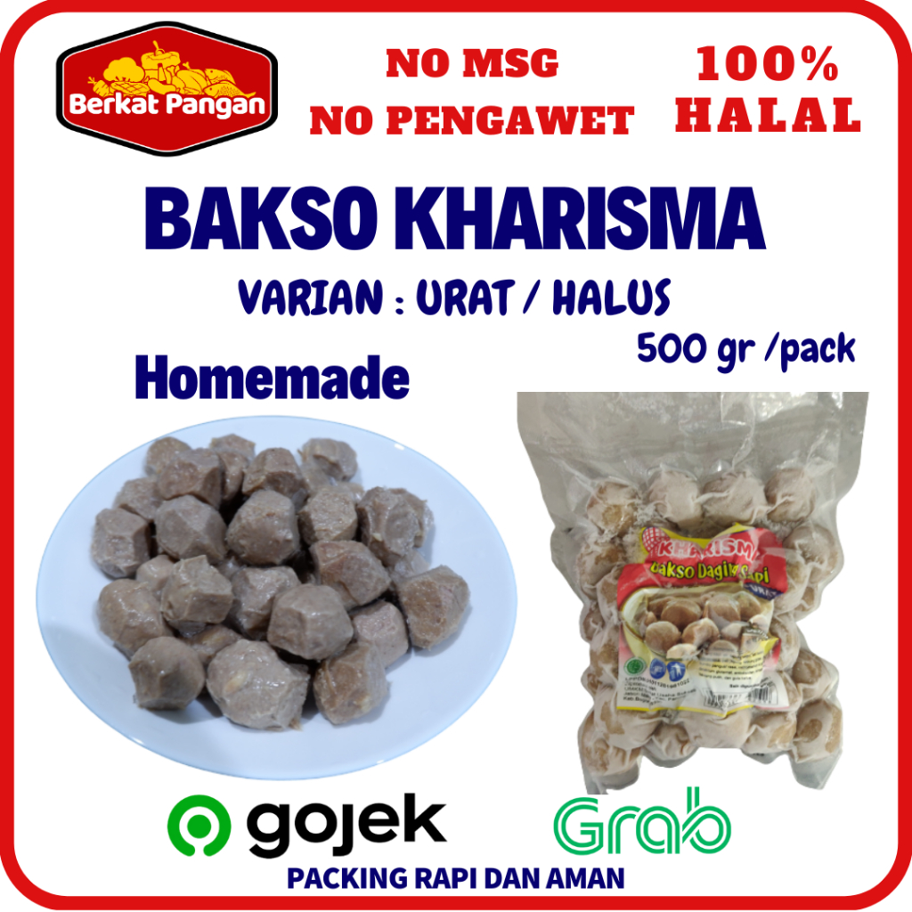 Jual Bakso Kharisma Urat Halus Homemade Tanpa Pengawet Dan Tanpa Msg