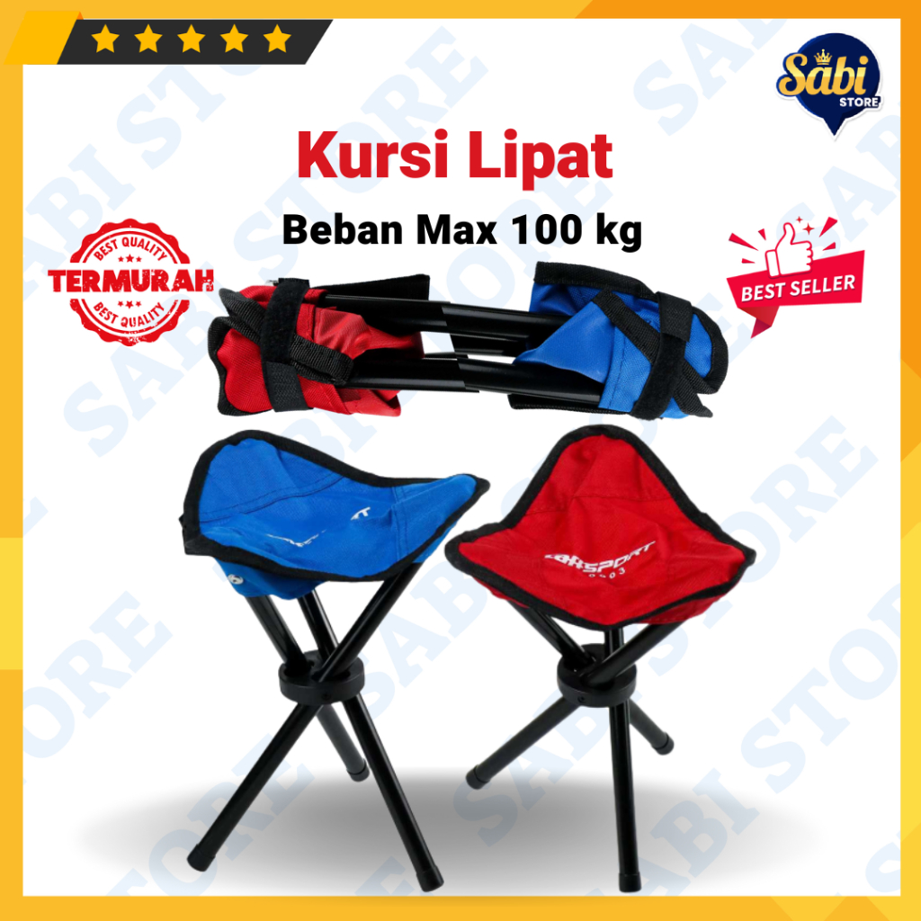 Jual Kursi Lipat Mancing Camping Outdoor Sholat Portable Nongkrong