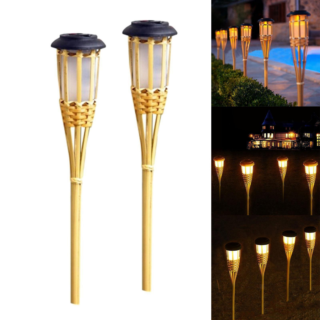 Jual Lampu Taman Outdoor Pelita Raya Led Tenaga Surya Torch Light Flame