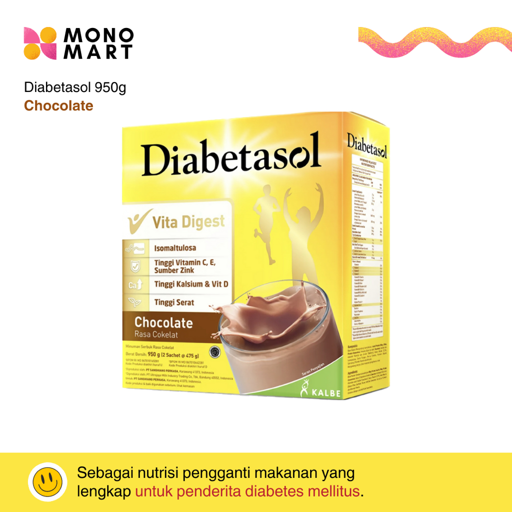 Jual Diabetasol Chocolate G Shopee Indonesia