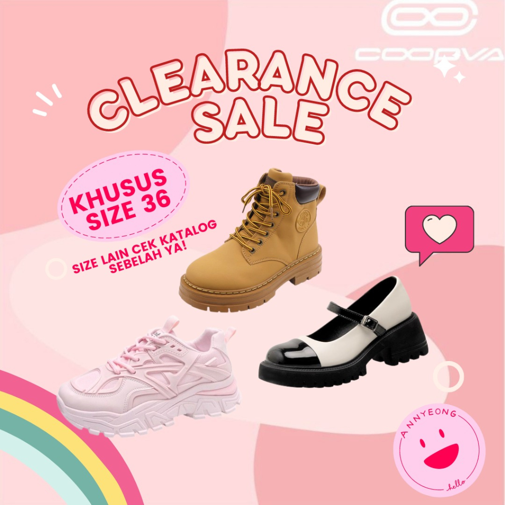 Jual Baca Deskripsi Clearance Sale Serba Ribu Free Box Sepatu