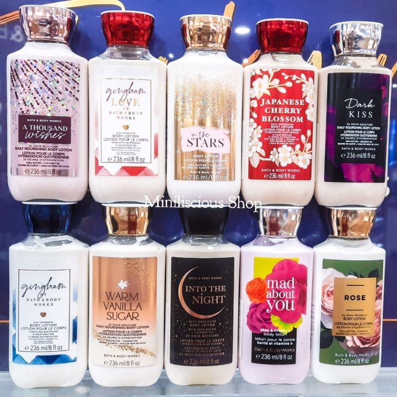 Jual ORIGINAL SALE BBW BODY LOTION BATH BODY WORKS BODY LOTION INTO THE NIGHT A THOUSAND