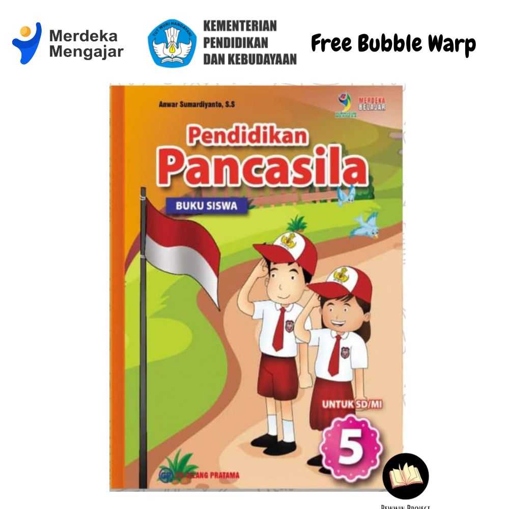 Jual Buku Siswa PPKN Kelas 5 SD Kurikulum Merdeka Sekolah Penggerak