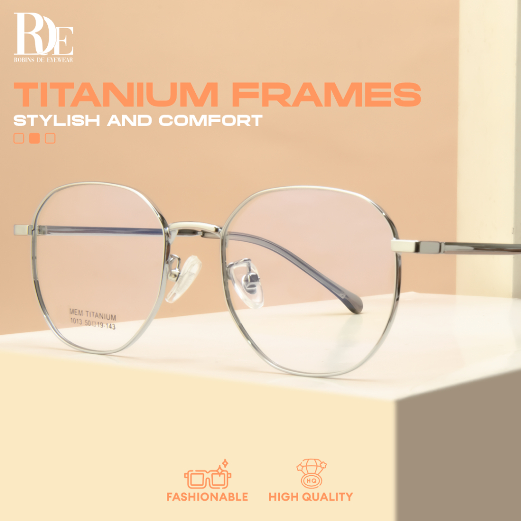 Jual Robins Kacamata Photocromic Minus Bulat Titanium Ringan Anti