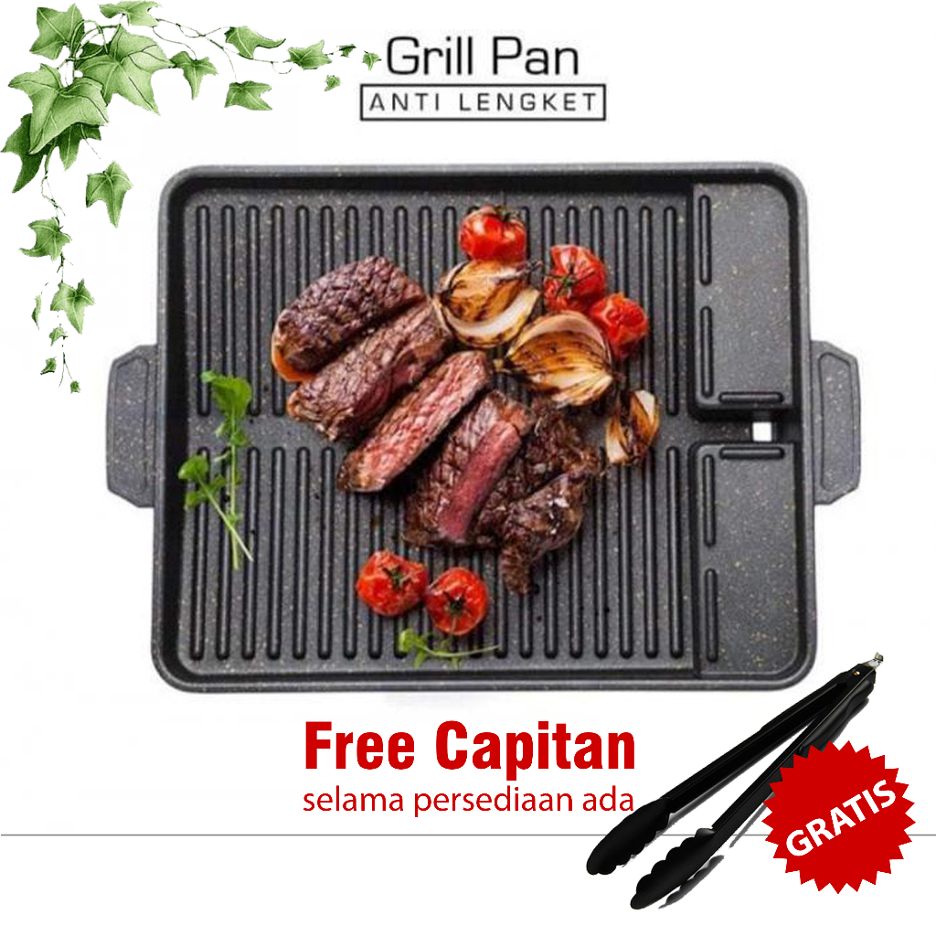 Jual Yakiniku Grill Pan Barberque Wajan Alat Pemanggang BBQ Alat