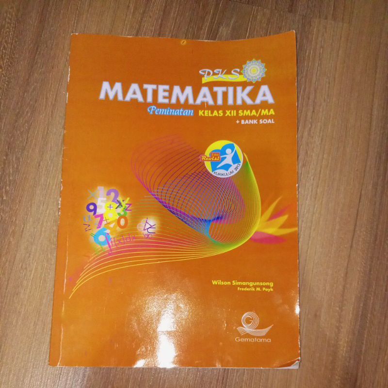 Jual PRELOVED BUKU MATEMATIKA PEMINATAN PKS KELAS 12 ATAU KELAS 3 SMA