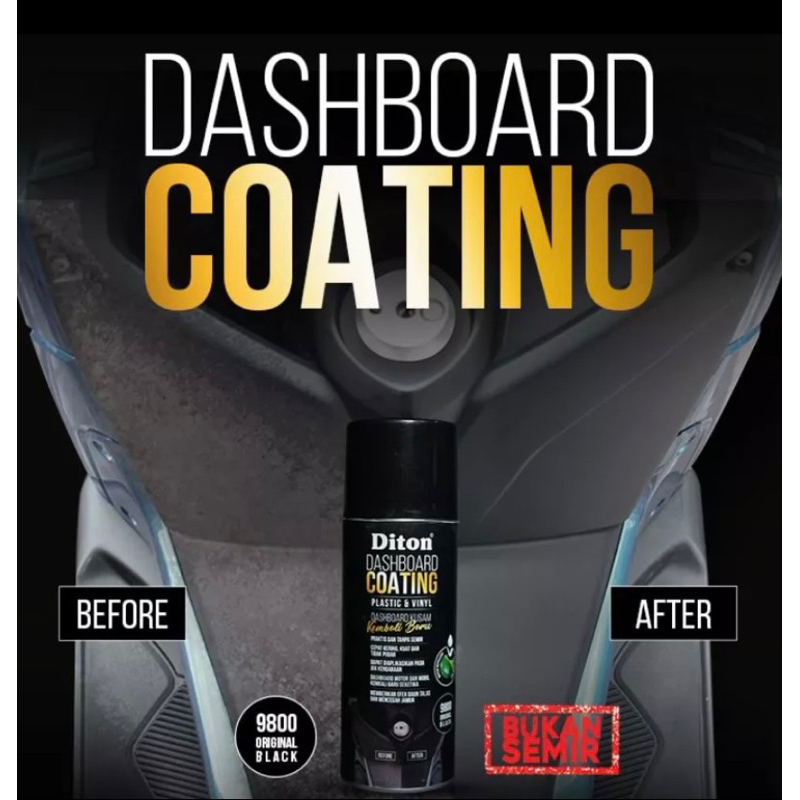 Jual Diton Premium Dashboard Coating Black Cat Semprot Body Kasar