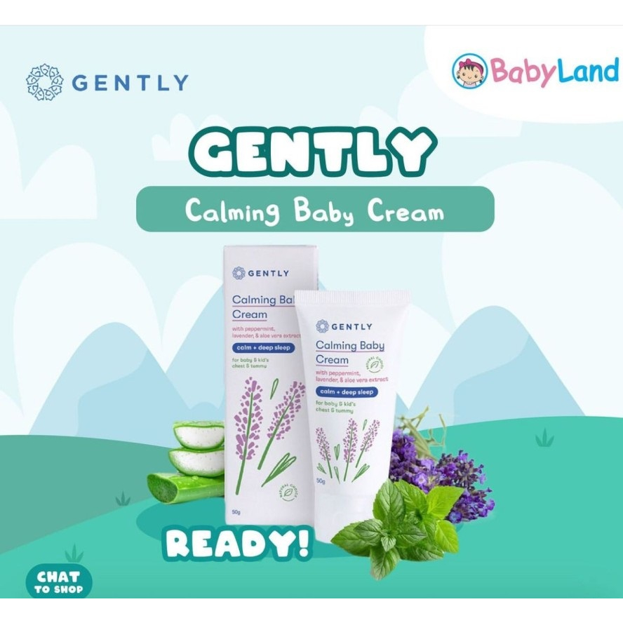 Jual Gently Calming Baby Cream 50gr 20gr Krim Penghangat Dan Pereda