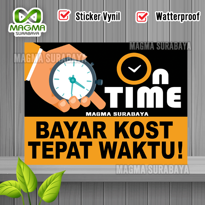 Jual Stiker Bayar Kost Tepat Waktu Shopee Indonesia