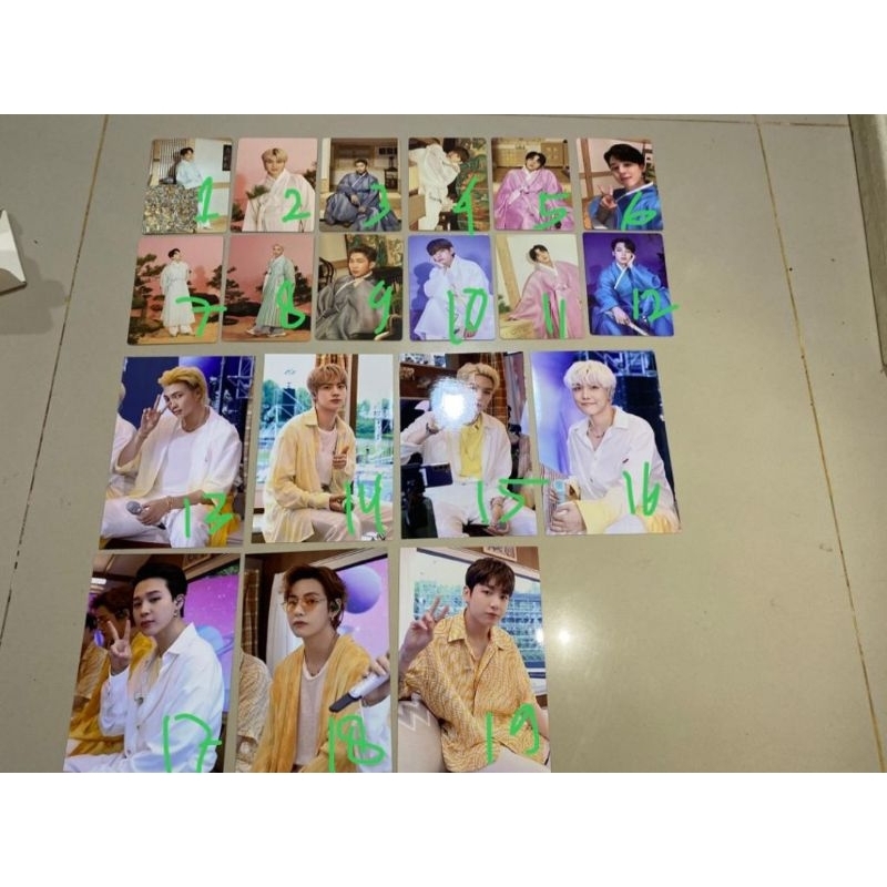 Jual Photocard Official Bts Dicon Set Rm Namjoon Namu Jin Seokjin