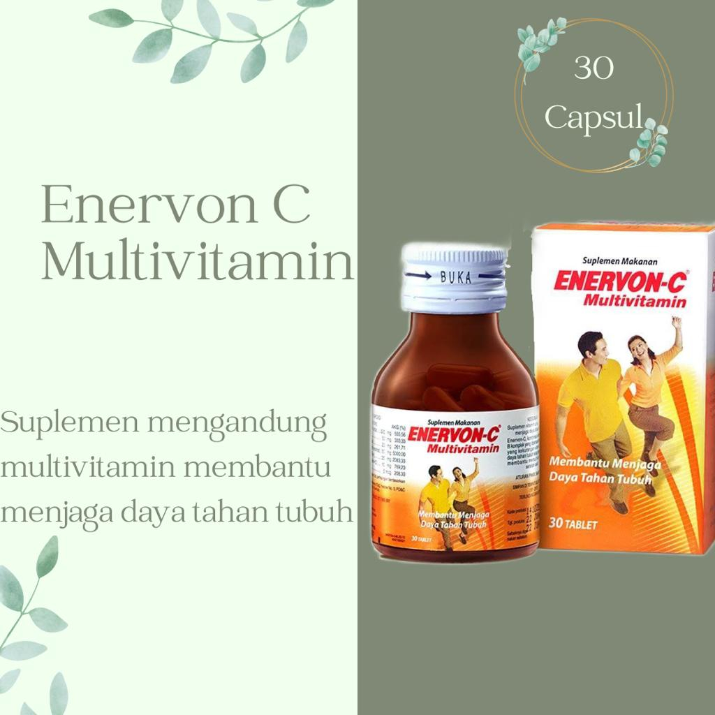 Jual Enervon C Vitamin C 30 Tablet Shopee Indonesia