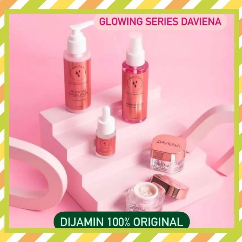 Jual DAVIENA SKINCARE GLOWING SERIES CREAM GLOWING Shopee Indonesia