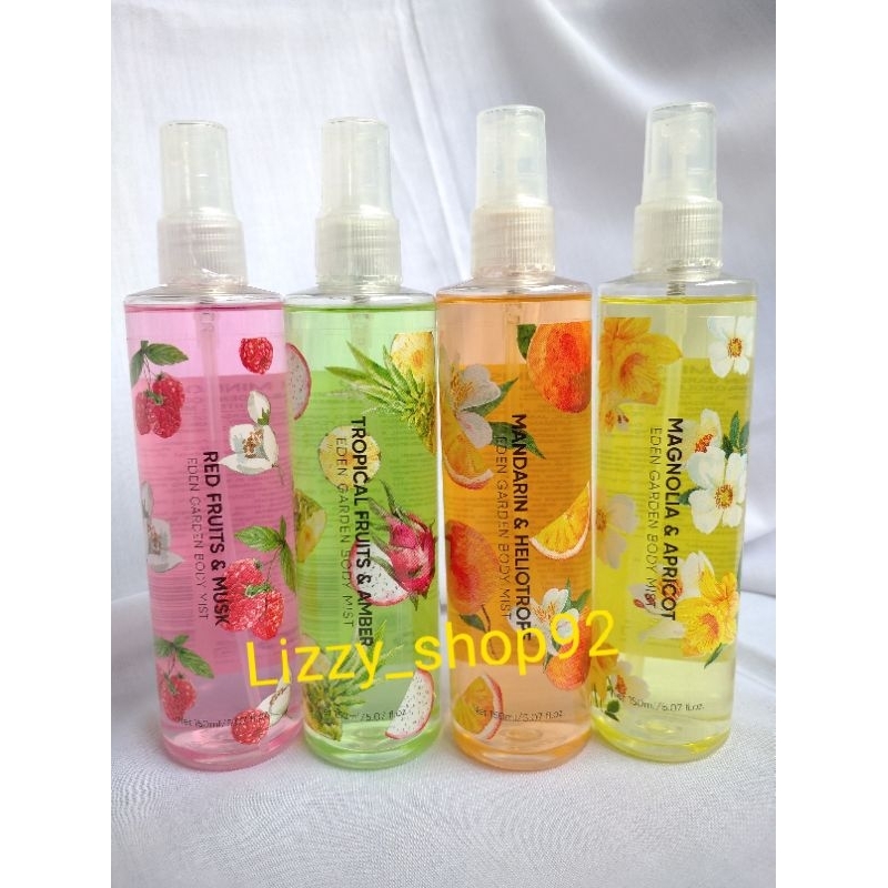 Jual Miniso Eden Garden Body Mist 150ml Shopee Indonesia