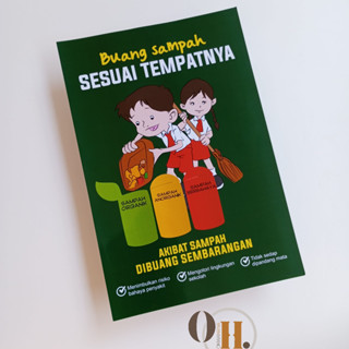 Jual Poster Buang Sampah Sesuai Tempatnya Poster Buang Sampah