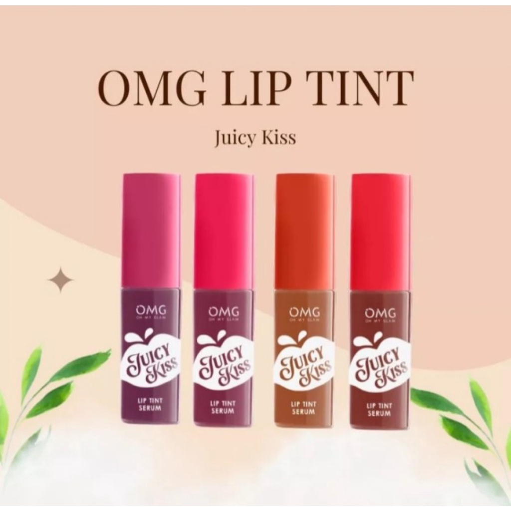 Jual Omg Juicy Kiss Lip Tint Serum Lip Tint Oh My Glam Bpom