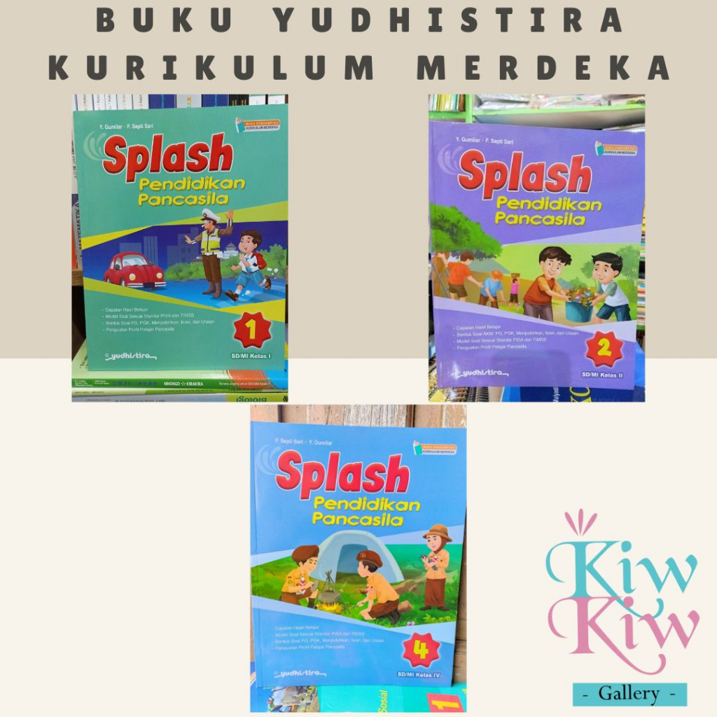 Jual Buku SPLASH Pendidikan Pancasila Kelas 1 2 3 4 5 6 SD MI