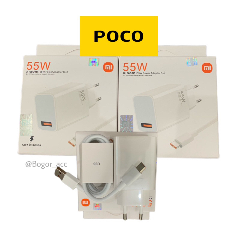 Jual Charger Xiaomi Poco Type C Watt Original Sudah Fast