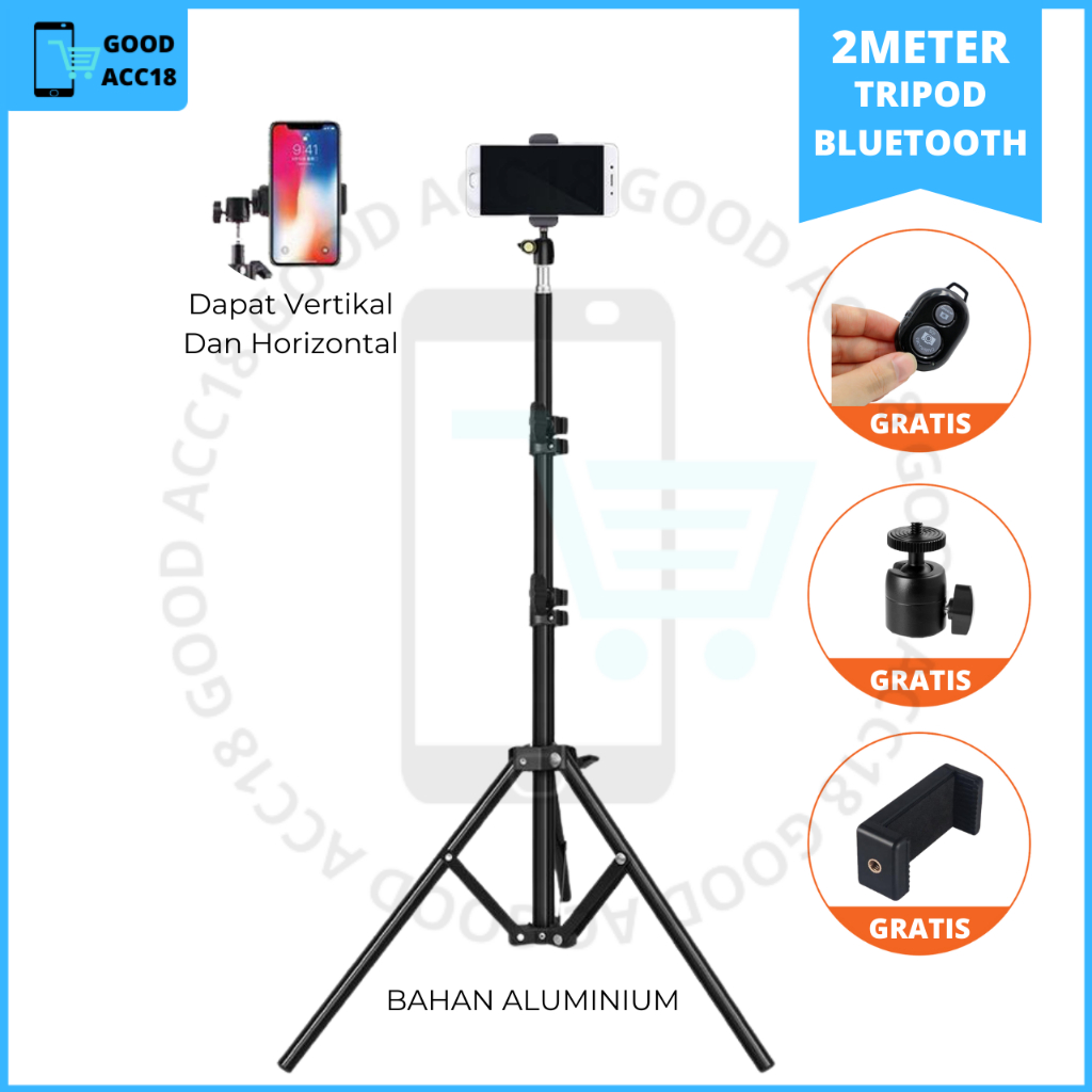 Jual Tripod Hp Meter Bahan Besi Bisa Untuk Ringlight Dan Camera Sudah