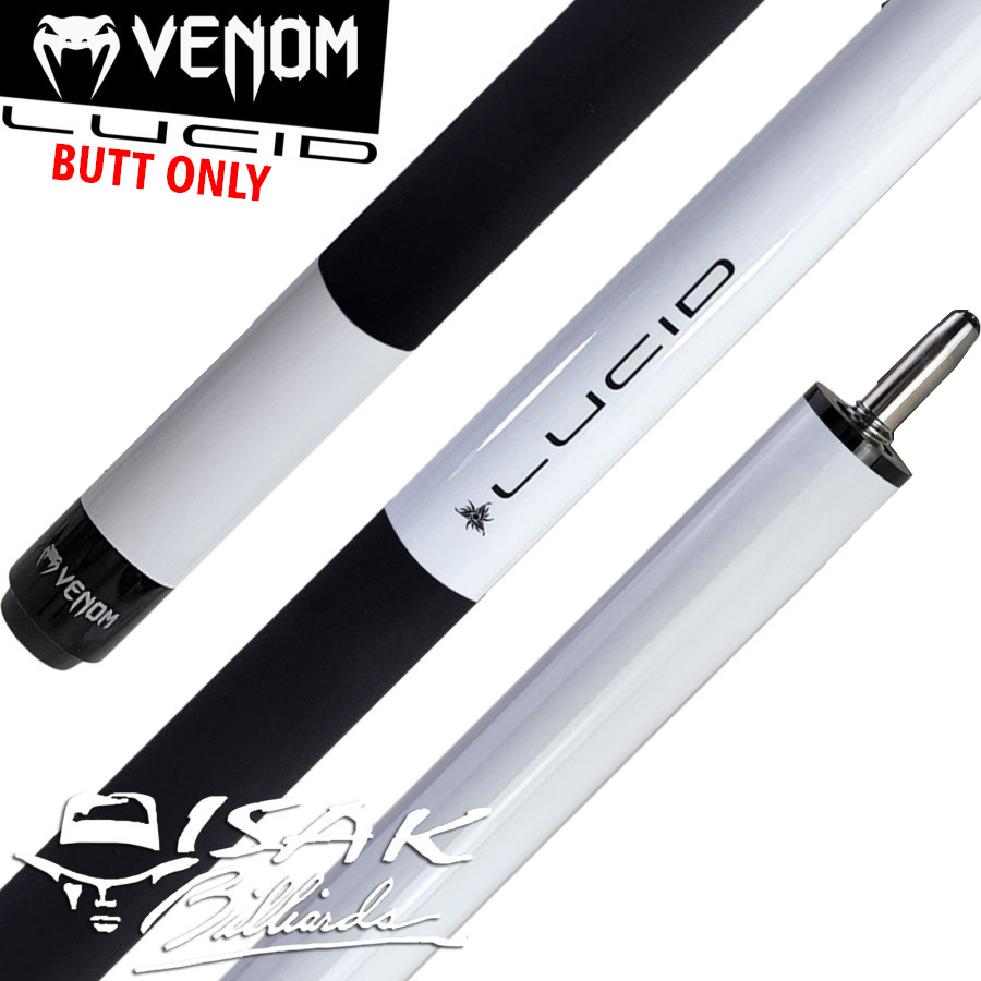 Jual Butt Only Venom Lucid Carbon Lcw White Cue Uniloc Low Deflection